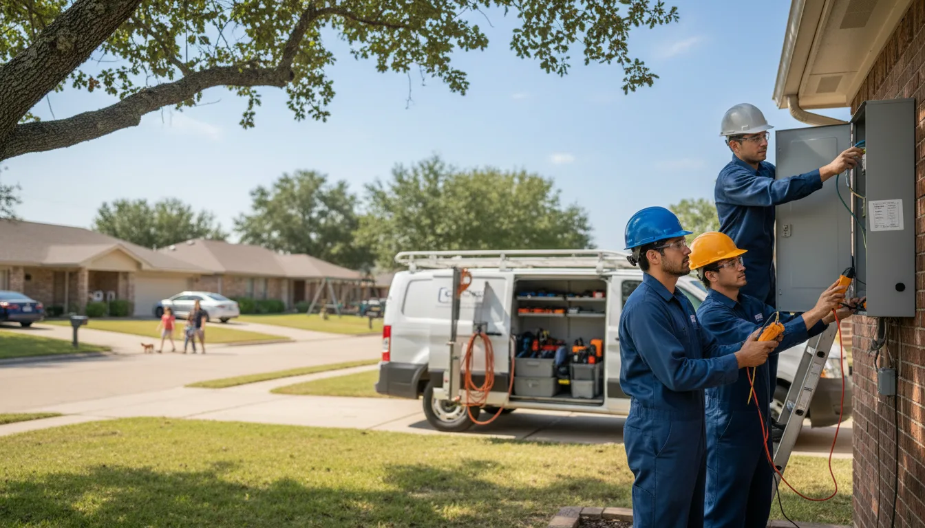 Certified electrician providing emergency electrical services in Saint Paul, IA
